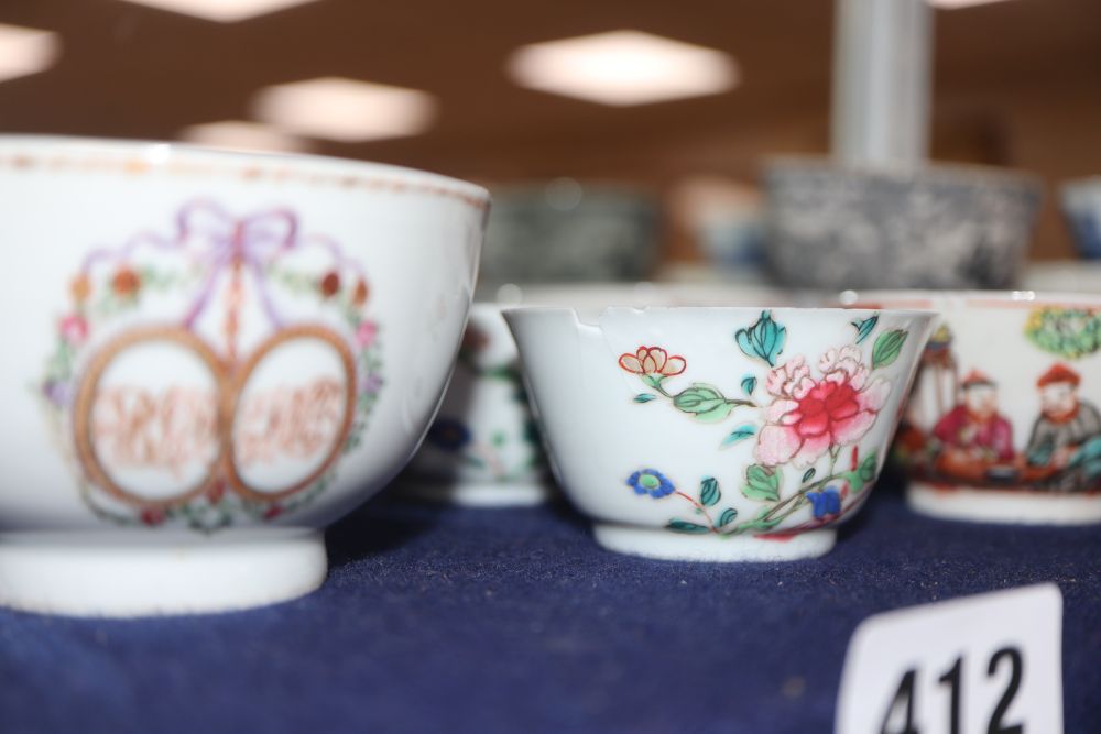 A collection of assorted Chinese teawares